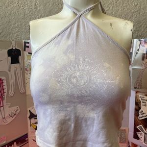 Cropped top bleached great condition